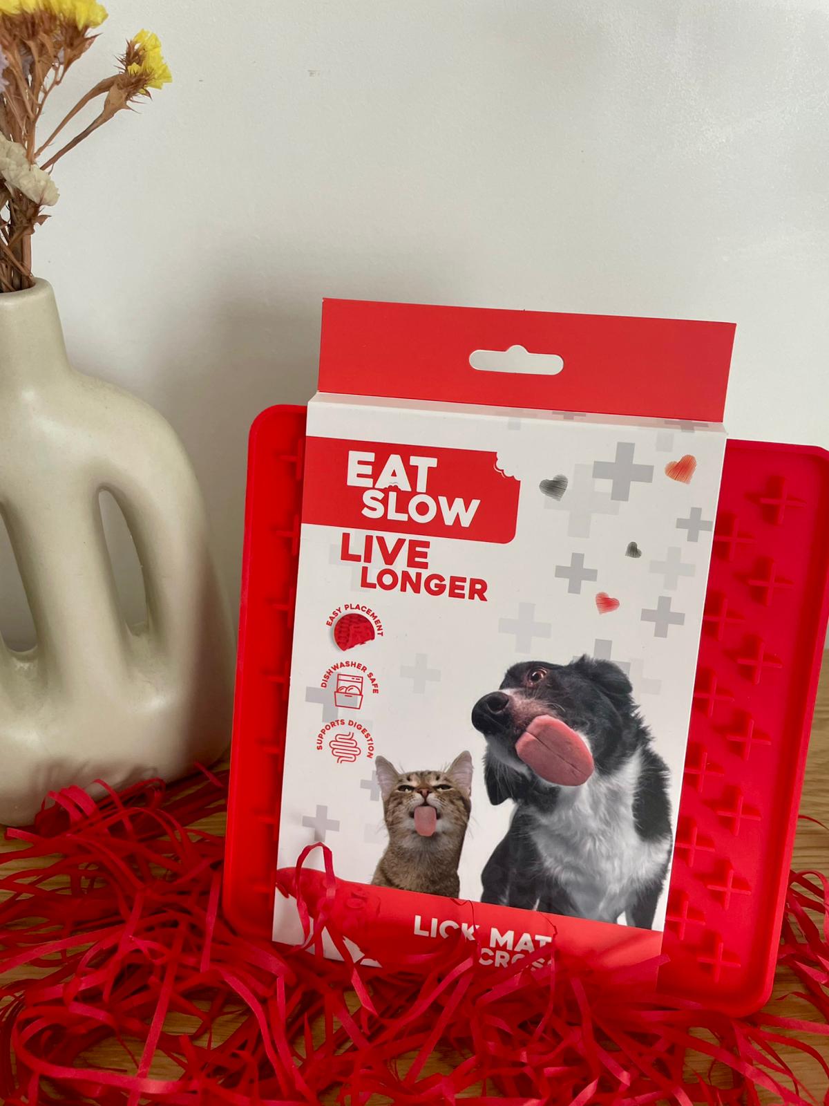 Tapis de léchage - EAT SLOW LIVE LONGER