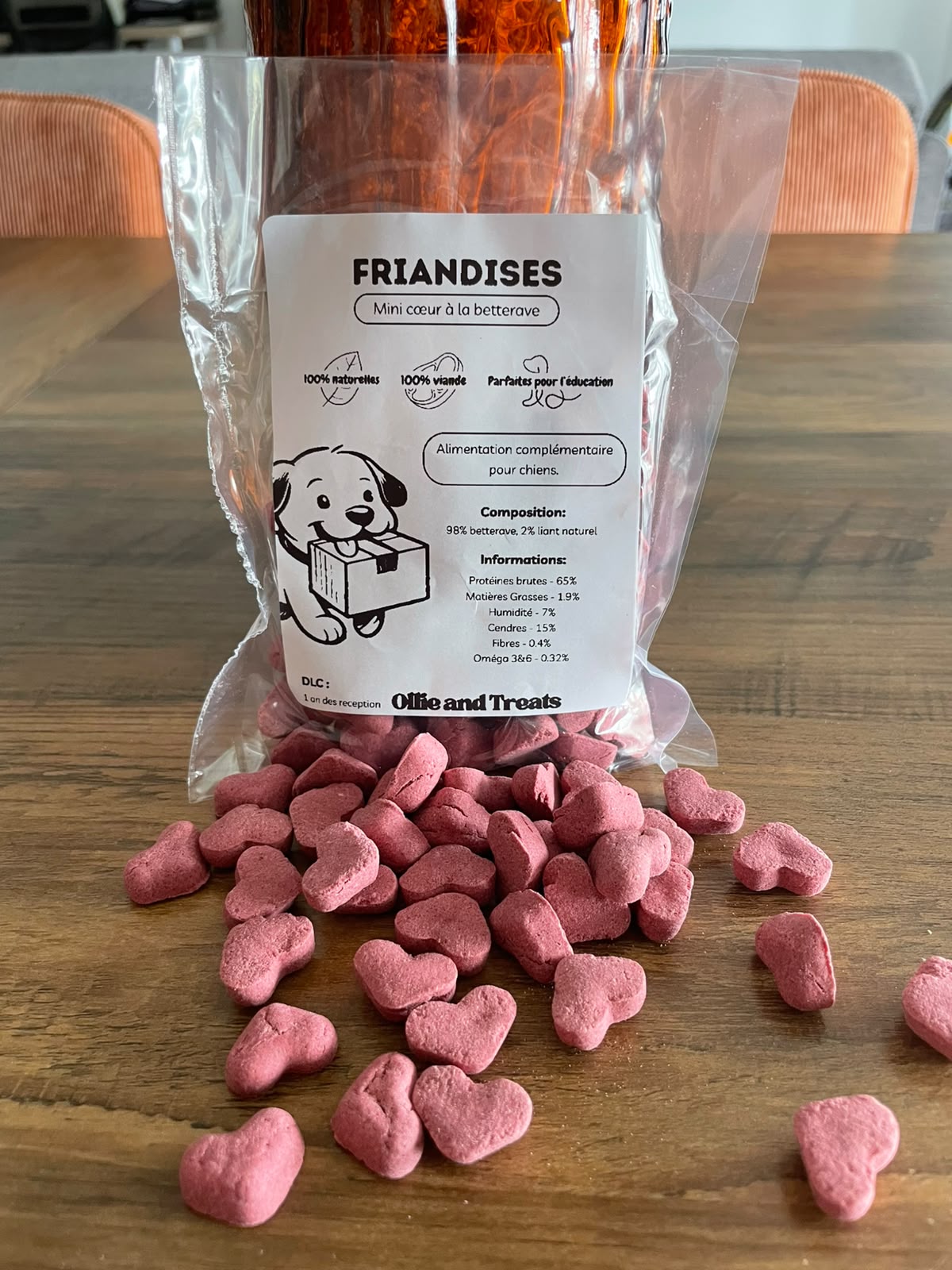 Minis coeurs à la betterave