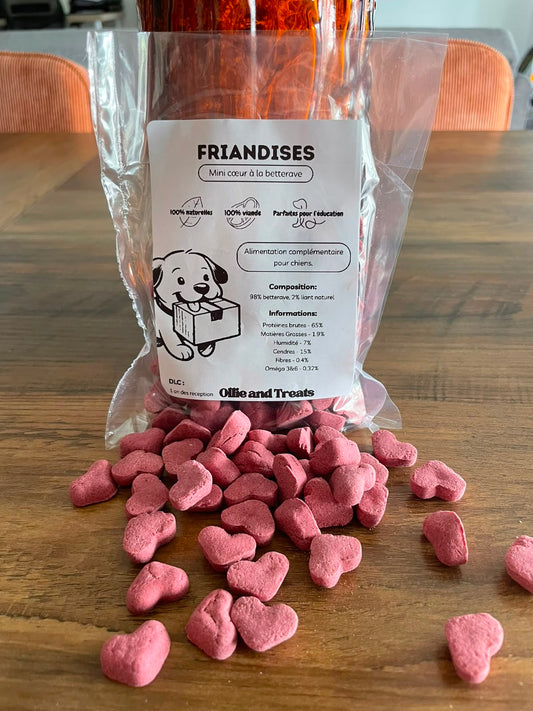 Minis coeurs à la betterave